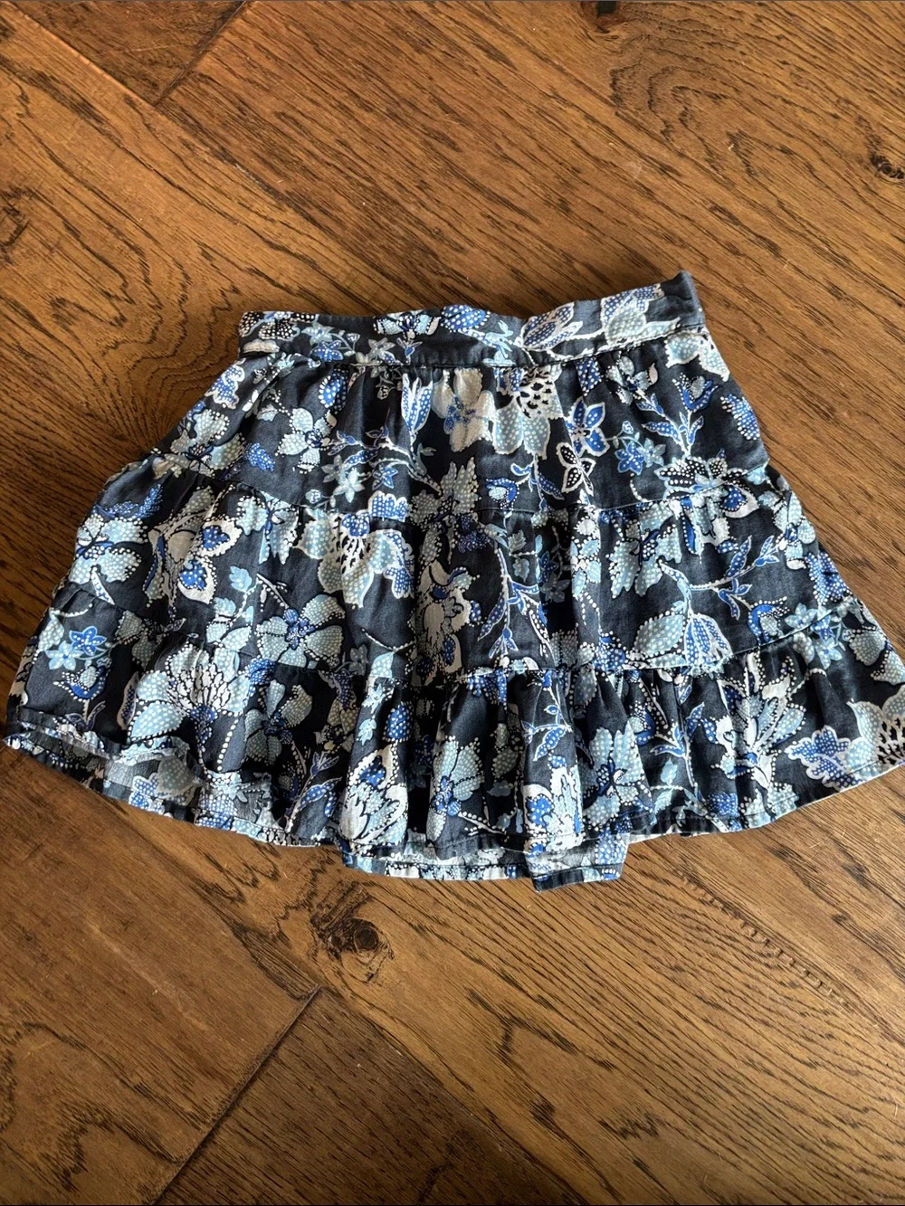 Floral Ruffle Two-Piece Tank & Skirt Set